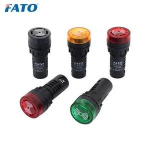 FATO AD22-22SM Buzzer Light Couleur en option 22mm Diamètre AC/DC Indicateur Buzzer Light Usage domestique et usine