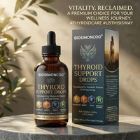 Gouttes de soutien thyroïdien à marque privée, 120 ml, au sélénium, iode et complexe B, supplément liquide, OEM ODM, vente chaude