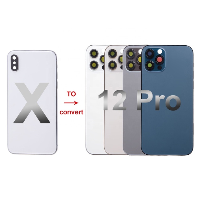 Elekworld DIY Back Housing for iPhone X XR 11 XS Max Convert to 12 13 14 Pro Max