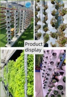Tour hydroponique verticale personnalisable Jardin potager et fruitier hydroponique d'arrière-cour Tour de culture hydroponique de balcon 4 colonnes