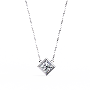 Elegante Collar con Colgante Estilo Diamante para Mujer, Joyería Minimalista de Moda, Uso Diario, Acabado Brillante y Ligero, Opción de Regalo con Estilo - Product Image 5