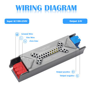1pc/5 pccs dc <span class=keywords><strong>12v</strong></span> 24v הוביל אספקת חשמל 100w 200w <span class=keywords><strong>ac</strong></span> 100-250v נהג שנאי-לשעבר עבור אורות רצועת הוביל - Product Image 5