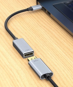 8K 60Hz <span class=keywords><strong>USB</strong></span> <span class=keywords><strong>C</strong></span> a <span class=keywords><strong>DisplayPort</strong></span> DP Adaptador de cable trenzado de audio y video para <span class=keywords><strong>MacBook</strong></span> <span class=keywords><strong>Pro</strong></span> / Air, Samsung Galaxy Series y más - Product Image 6