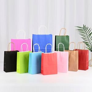 Bolsas de Papel Kraft Personalizadas al por Mayor, Bolsas de Papel para Café, para Empacar Compras, Comida para Llevar y Regalos - Product Image 1