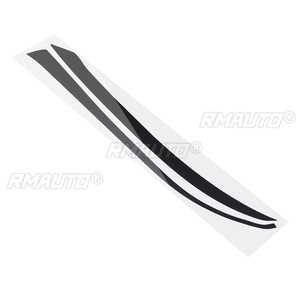 Matte Black/ Glossy Black <b>Car</b> Sticker Grill Chrome Delete Kit Grille Trim Sticker <b>Decals</b> for Honda for Accord for Sedan 2018 - Product Image 4