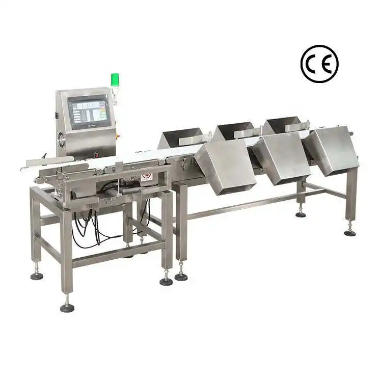 Industrial Transportador Belt Multihead Weigher com Grading Machine