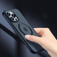 Nuevo diseño de carga 2 en 1, soporte de anillo magnético resistente, funda para teléfono móvil para iPhpne 12 13 14 Pro Max Cover