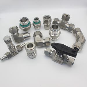 SS Union de tube d'extrémité droite haute réduction égale 2 raccords de tube de presse à virole Raccords de tube de A-LOK CPI Écrou de bague de coupe d'<span class=keywords><strong>olive</strong></span> - Product Image 5