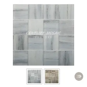 Centurymosaic, оптовая продажа, красивая квадратная стеклянная мозаичная плитка для украшения дома