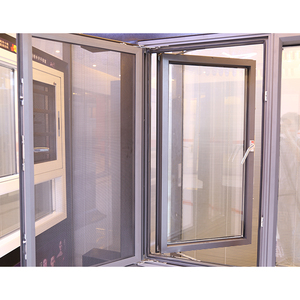 Nhôm chống trộm cửa sổ cách nhiệt kính chống đạn, thép không gỉ gia cố, thiết kế Swing cho an ninh - Product Image 4