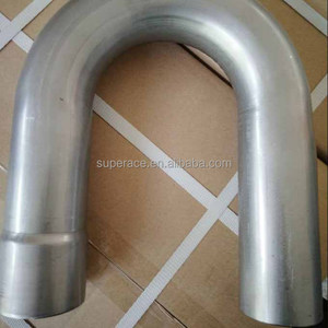 Tuyaux d'<span class=keywords><strong>échappement</strong></span> pliés sur mandrin, droits, à <span class=keywords><strong>45</strong></span> et 90 degrés, en acier inoxydable/aluminium/titane - Product Image 4