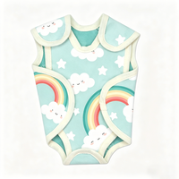 Pyjamas épais unisexes de haute qualité pour bébé, réversibles, en bambou, vêtements pour bébé prématuré, combinaison pour nouveau-né