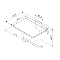 Support de papier toilette en gros, neuf, avec support de téléphone, en acier inoxydable