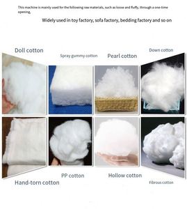 New Cotton Ball Fiber Pillow Stuffing Filling Machine Foam Particles Filler Machine for Pillow - Product Image 6