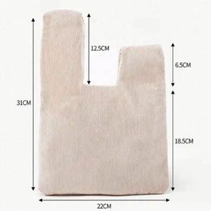 Wholesale Reusable Color Portable Japanese Custom Fabric Cotton Corduroy Pouch Knot Wrist <b>Bag</b> - Product Image 5