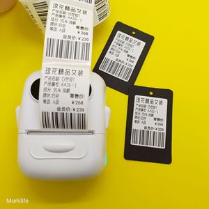 Garment Tag <b>Printer</b> P50 Bluetooth Portable Mini Thermal <b>Printer</b> For Label Printing IOS And Android Support - Product Image 1
