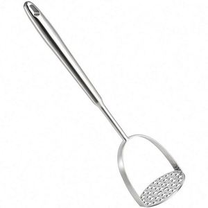 Dishwasher Safe Metal Mashing Utensil Pumpkin Carrot Smasher Good Grips Stainless Steel Smooth Potato Masher With Long Handle - Product Image 1