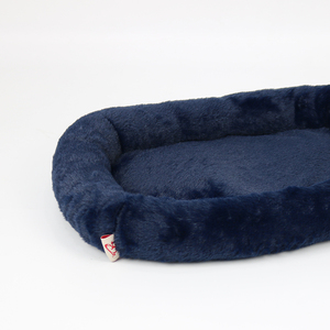 Tas kacang bulu palsu ramah lingkungan persegi panjang padat spons ketahanan tinggi mesin dicuci besar ukuran manusia tempat tidur anjing - Product Image 5
