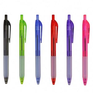 School Plastic Cheap Multicolored Ballpoint Gel Signature <b>Pens</b> with Press Oem Custom Printed logo for Stationery - Product Image 6