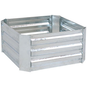 Galvalume <span class=keywords><strong>lit</strong></span> <span class=keywords><strong>de</strong></span> <span class=keywords><strong>jardin</strong></span> rond en acier surélevé-<span class=keywords><strong>gris</strong></span> foncé-36 pouces - Product Image 1