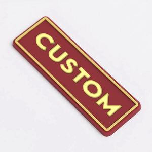 Étiquettes en silicone de haute qualité en gros, étiquettes personnalisées en relief 3D pour vêtements, sacs et accessoires, vente en promotion - Product Image 4