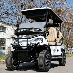 Voiturette de <span class=keywords><strong>golf</strong></span> électrique de luxe moderne 3-4 places avec moteur AC 48V, <span class=keywords><strong>prix</strong></span> de gros, vitesse maximale 30-40 km/h, certifiée CE - Product Image 1