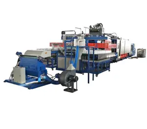 Ps Schuim Voedsel Lunch Doos Vel Extrusie Making Machine Ps Schuim Blad Extrusie Machine Polystyreen Schuim Voedsel Doos Maken