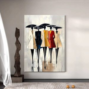 <span class=keywords><strong>Peinture</strong></span> à l'huile <span class=keywords><strong>abstraite</strong></span> peinte à la main, cadre élégant, texture décorative pour salon, style luxe léger haut de gamme pour femmes - Product Image 1