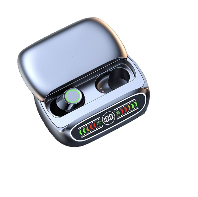 Touch Operation Led Light Screen Power Display Sliding Opening True Wireless Headphones Build in Usb Can Charge Phones Earbuds