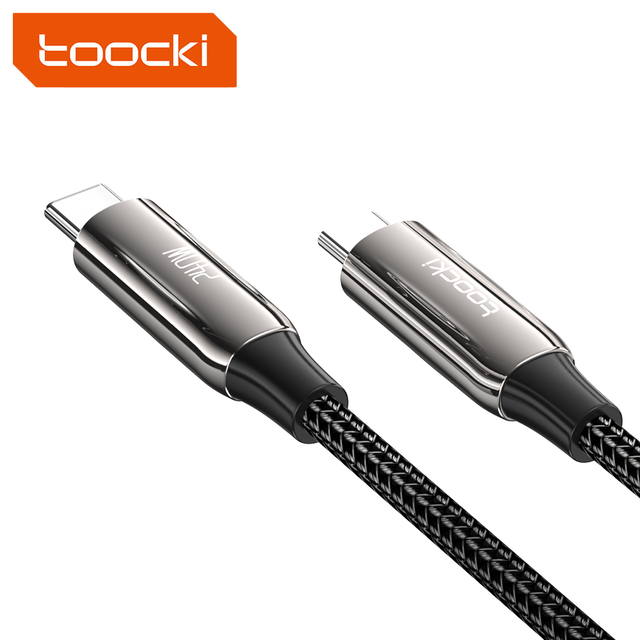 Toocki OEM&ODM Available PD 240W Powerful Type c to Type c Fast Charging Data Cable for Mobile Accessories