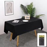Nappe de table jetable en plastique PEVA imperméable de luxe pour fête d'anniversaire 137x183cm avec logo personnalisé