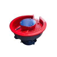 Vibro Tumbler Bol Forme Surface Métal Ébavurage Vibration Polissage Acier Inoxydable Baril Vibrateur Vibratoire Machine De Finition