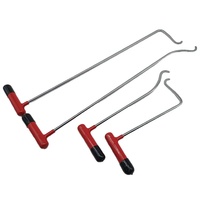 Kit de réparation de bosses de voiture universel de haute qualité, 4 pièces, avec crochet rotatif en acier à haute teneur en carbone pour carrosserie/bord de porte/barre supérieure sandwich