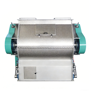 Large Capacity Double Shaft Paddle Mixer Heavy Duty Blender 35kW <b>Motor</b> for Chemicals Refractory Ore Powder Fertilizer Production - Product Image 2