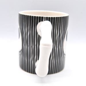 Tasse en céramique 20oz en forme de poignée NBC <span class=keywords><strong>Jack</strong></span> Evil Laugh Pin Stripes Halloween Décoré Cadeaux Tasses à café en porcelaine - Product Image 2