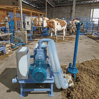 Séparateur de liquide solide Machine de séchage de fumier de vache poulet porc Machine de déshydratation de fumier de bouse