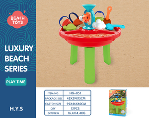 Recién llegados, juguetes de verano, mesa de agua y arena para niños pequeños 3 en 1, mesa de agua para interiores y exteriores para niños y niñas - Product Image 6