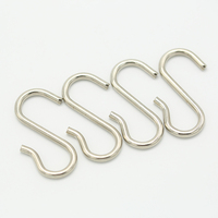 Personnalisé Heavy Duty Forgé Gréement Métal Acier Zinc Enduit Extrémité Fermée S Forme Ressort Crochet