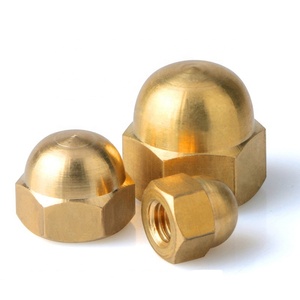 Giá bán buôn M6 M8 M10 Nuts Brass đồng thép không gỉ SS304 SS316 A2 A4 acorn Hex Hexagon cap Nuts acorn - Product Image 3