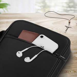 Échantillon gratuit Sac d'église imperméable personnalisé Étui pour livre de la Bible Housses de Bible avec fermeture éclair - Product Image 5