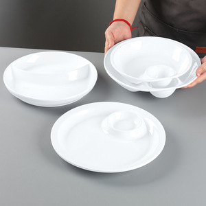 <b>Melamine</b> tableware <b>plates</b> for commercial use, including vinegar dishes, dumpling <b>plates</b>, shrimp <b>plates</b>, imitation porcelain - Product Image 1