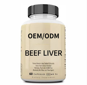 Oem odm דשא האכיל כמוסות כבד בקר 100 תוסף כבד המזון ויטמין b12 <span class=keywords><strong>gmp</strong></span> מוסמך מפעל מוסמך - Product Image 1