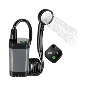 Pompe à eau portable intelligente Spopal Popular 6000 mAh avec affichage de température, pour bain et extérieur, en plastique, avec buse - Product Image 6
