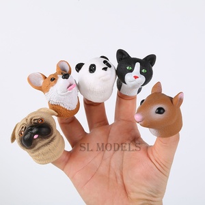 Marioneta de Mano de Animales de Alta Simulación para Niños, Combinación de 5 Piezas (Mano, Pie y Cabeza), Esmalte Ecológico, Goma Suave de PVC, Unisex - Product Image 6