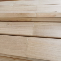 Stable Material Paulownia Finger Jointed Solid Timber Boards Finger Joint Timber Wood Strip