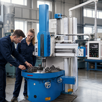 Machine à alésage métallique professionnelle de haute précision à colonne unique, robuste, avec tour CNC manuel certifié CE, pour la vente en gros