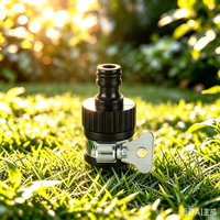 Adaptateur universel pour robinet - Connecteur d'irrigation goutte-à-goutte - Robinet d'arrosage multifonction en plastique pour tuyau d'eau de jardin