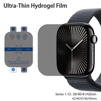 Nouvelles pièces de montre 42 mm 46 mm résistantes aux rayures, protection d'écran en hydrogel TPU pour iWatch 12 11 10, accessoires pour montre intelligente