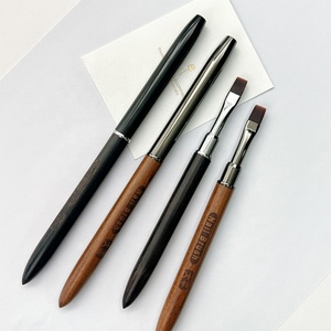 Hot Selling High-quality Nail <b>Brushes</b> Flat Pens UV <b>Round</b> Head Pens Customizable Logos OEM/ODM Factory Wholesale Customization - Product Image 6