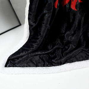 ผ้าห่มขนแกะเชอร์ปาเนื้อนุ่มพิเศษสองชั้น พิมพ์ลายตามสั่ง พกพาสะดวก ใช้ได้ทุกฤดู สำหรับใช้ในบ้าน เดินทาง หรือโรงแรม - Product Image 3